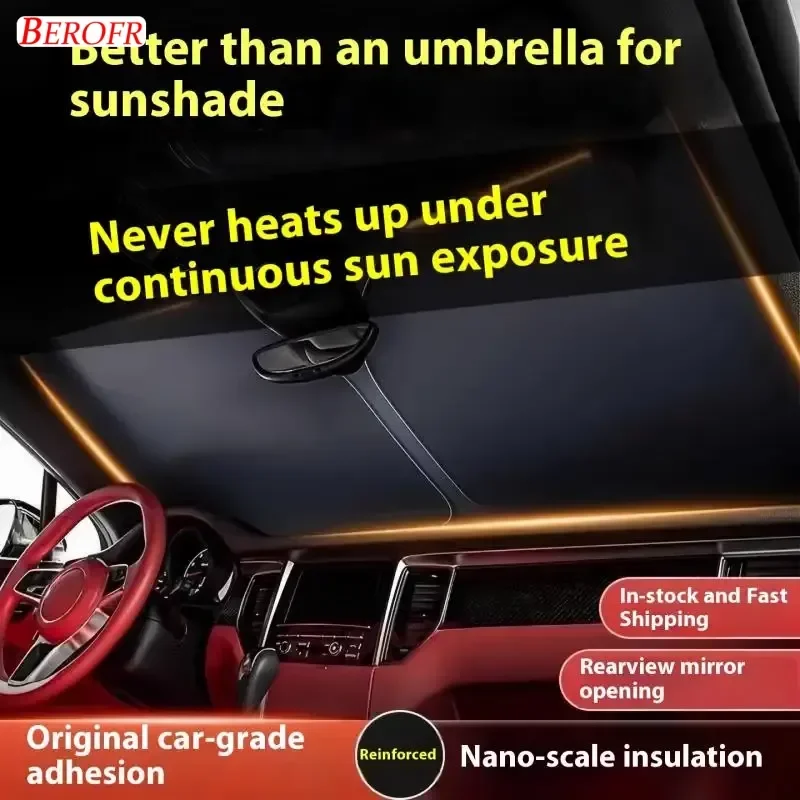 For Nissan Qashqai J11 2016-2022 Car Windshield Sunshade Cover Front Window Sun Shade Heat Insulation Summer Auto Accessories view 3