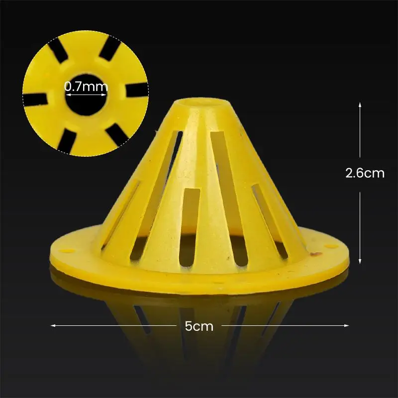 10/20Pcs Beekeeping Hive One Way Entrance Door Beehive Entrance Exit Bee Escape Prevention Device Cone Shape Reusable Vent Holes