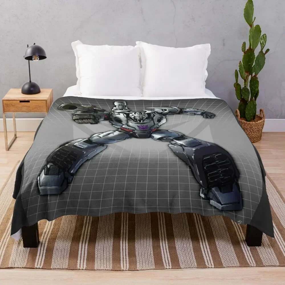 

Megatron Throw Blanket Long Lasting Soft Plush Blanket for Daily Use