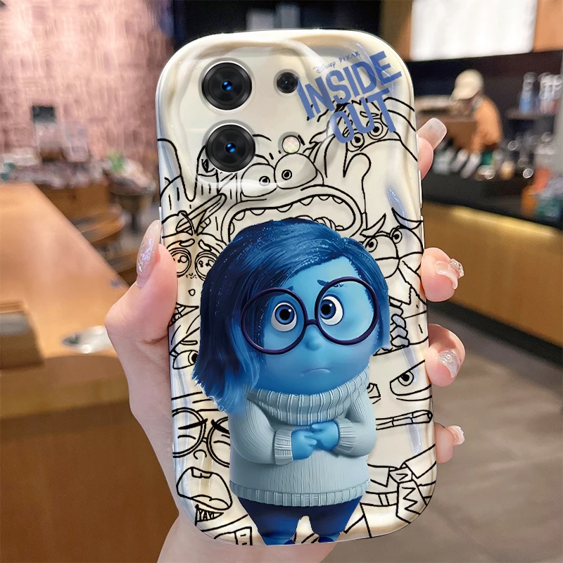 Disney Inside Out 2 Case for Xiaomi Redmi Note 13 12 11 Pro Plus 4G 5G 13C 12C Turbo 12S 11S 10 9 11A 9C Soft Shockproof Cover