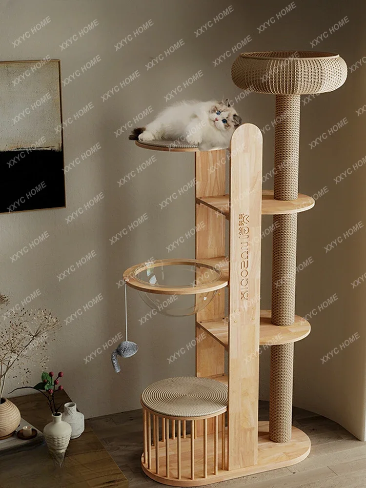 

Космическая капсула Meow Zan Cat Rack Does Not Cover the Area of Minimalist Large Cat Scratch Board Big Cat Nest Integrated
