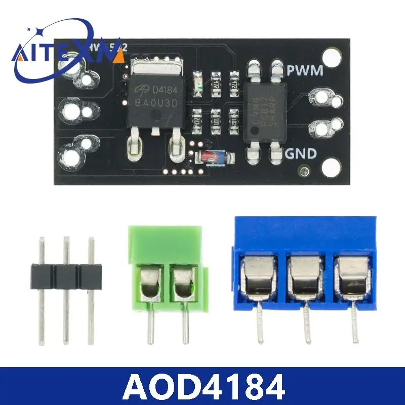 FR120N LR7843 AOD4184 D4184 Isolated MOSFET MOS Tube FET Module Replacement Relay 100V 9.4A 30V 161A 40V 50A Board Module