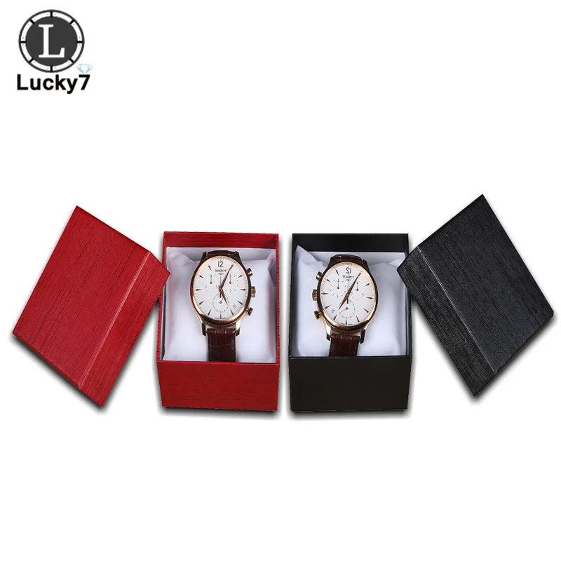 Paper Watch Box Present Gift Boxes Practical Jewelry Box for Bracelet Bangle Earrings Carrying Cases for Wholesales