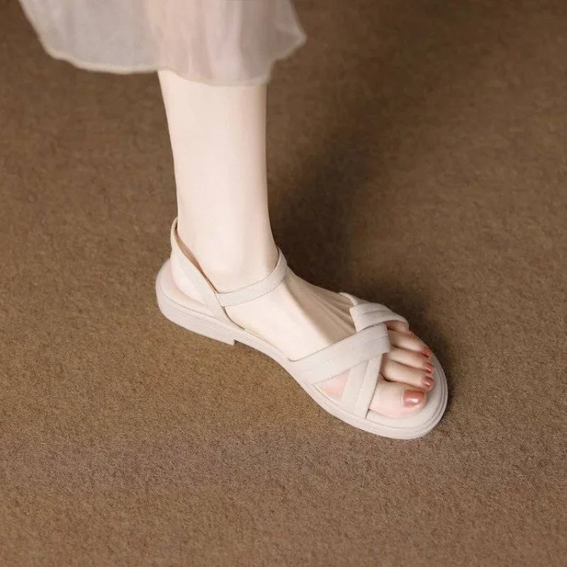 

Sabot Roman Style Women's Sandals Sales Asian Size Original Vintage Ladies Shoes Anti Slip Hot Luxury Summer Sandal On Sale Vip