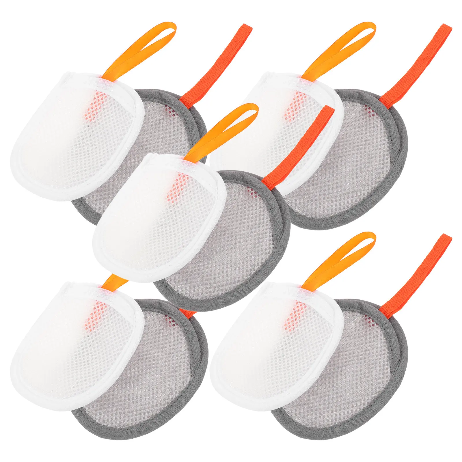 

10Pcs Mesh Soap Pouch Double Sided Foaming Lather Net for Shower Face Wash Exfoliating Travel Friendly Quick Dry Soap Bag