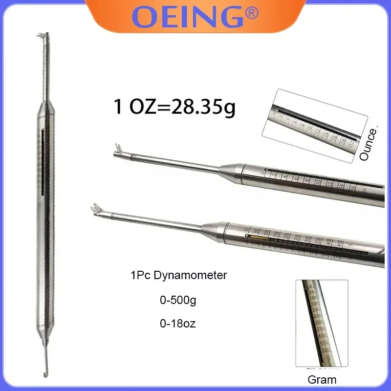 1Pc Dental Orthodontic Dynamometer Force Gauge Elastics Stress Tension Meter Autoclavable Dentistry Measuring Therapy Tool