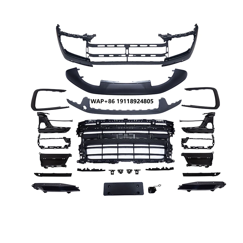 

Car Conversion Old Change New Front Fog Light Grille Body Kit for 2014-2021 Macan Upgrade Turbo GTS