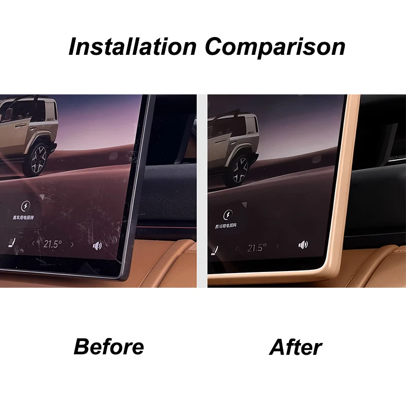 For Chery ICar V27 ICAUR V27 2026 Car Silicone Protective Cover Screen Navigation Screen Protective Rubber Strip Accessories