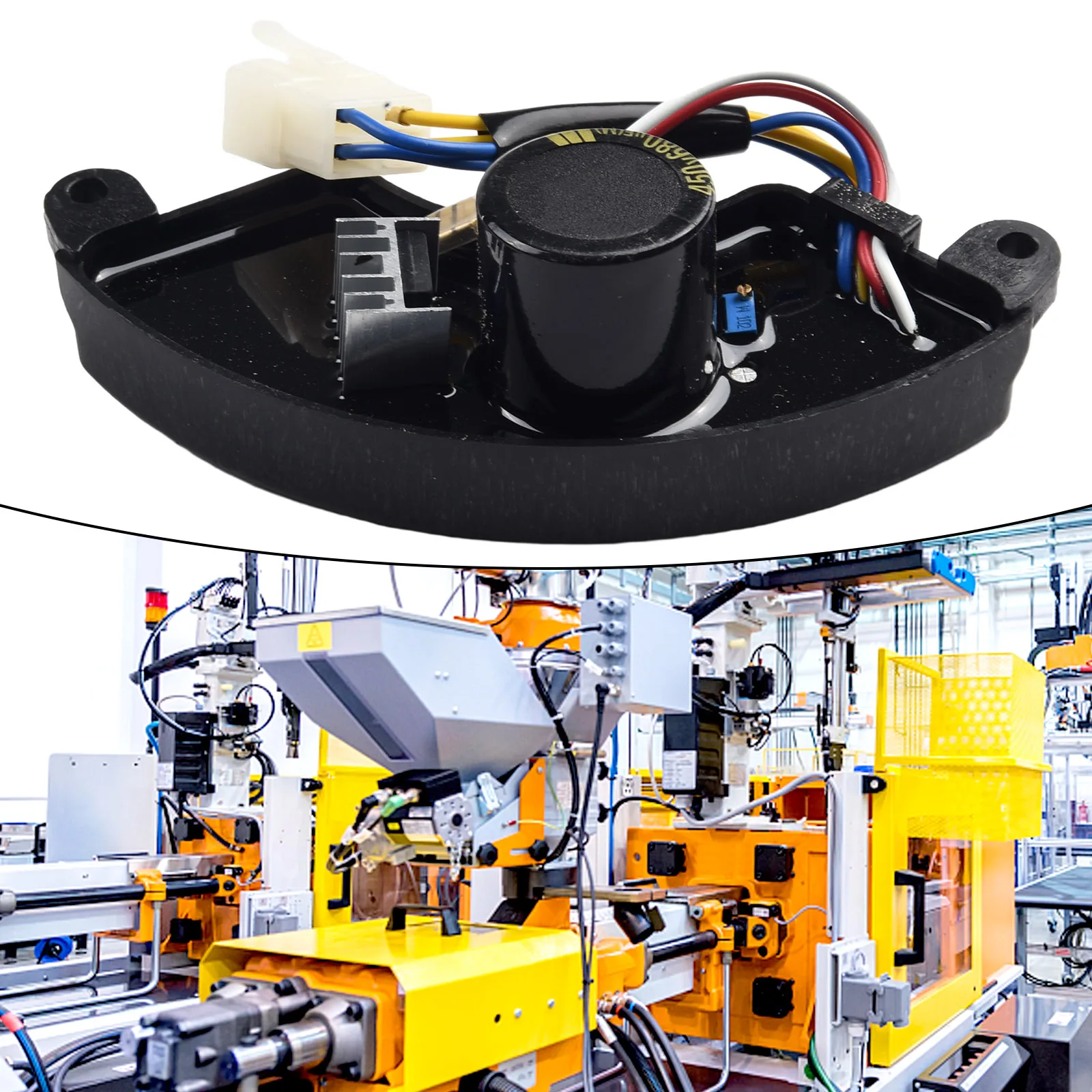 

Regulator Voltage Regulator Factory Workshop 450V 680uF 5.5KW/6KW 6.5KW/7KW 7.5KW AVR For Diesel Generator Brand New
