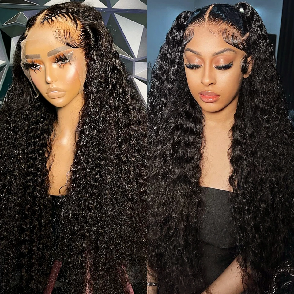 

Alipretty Deep Wave 13x4 Lace Front Human Hair Wig 13x6 Hd Lace Frontal Wigs Glueless Pre Plucked Human Wig Ready To Go Natural