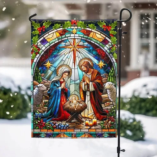 Nativity of Jesus Christmas Oh Holy Night Flag Graden Flag FFLCCE ZZA WWL IIC