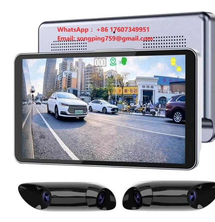 6 Inch Dual Lens CMS Electronic Rearview Mirror Streaming Media Blind Spot Camera for BYD VW Toyota Honda All Sedan SUV Car