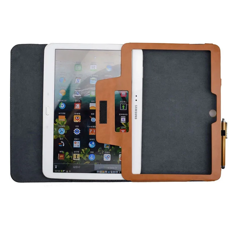 Case for Samsung Galaxy Tab 3 10.1(GT-P5200/P5210) Tablet, Folio Flip Durable Leather Cover Portable Protective Sleeve