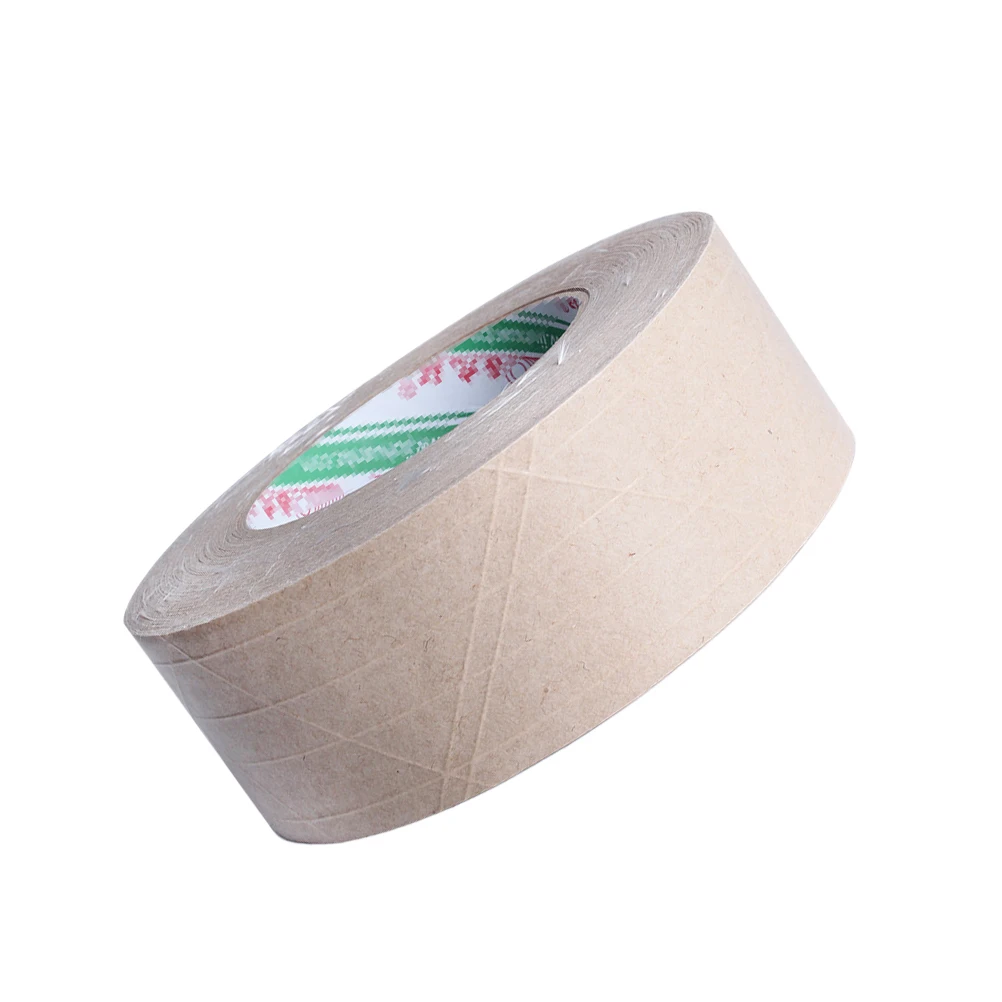 

4 .8x5000cm Kraft Paper Tape Photo Frame Sealing for Packaging Taped Adhesive Pattern Concealing Karaft Printing