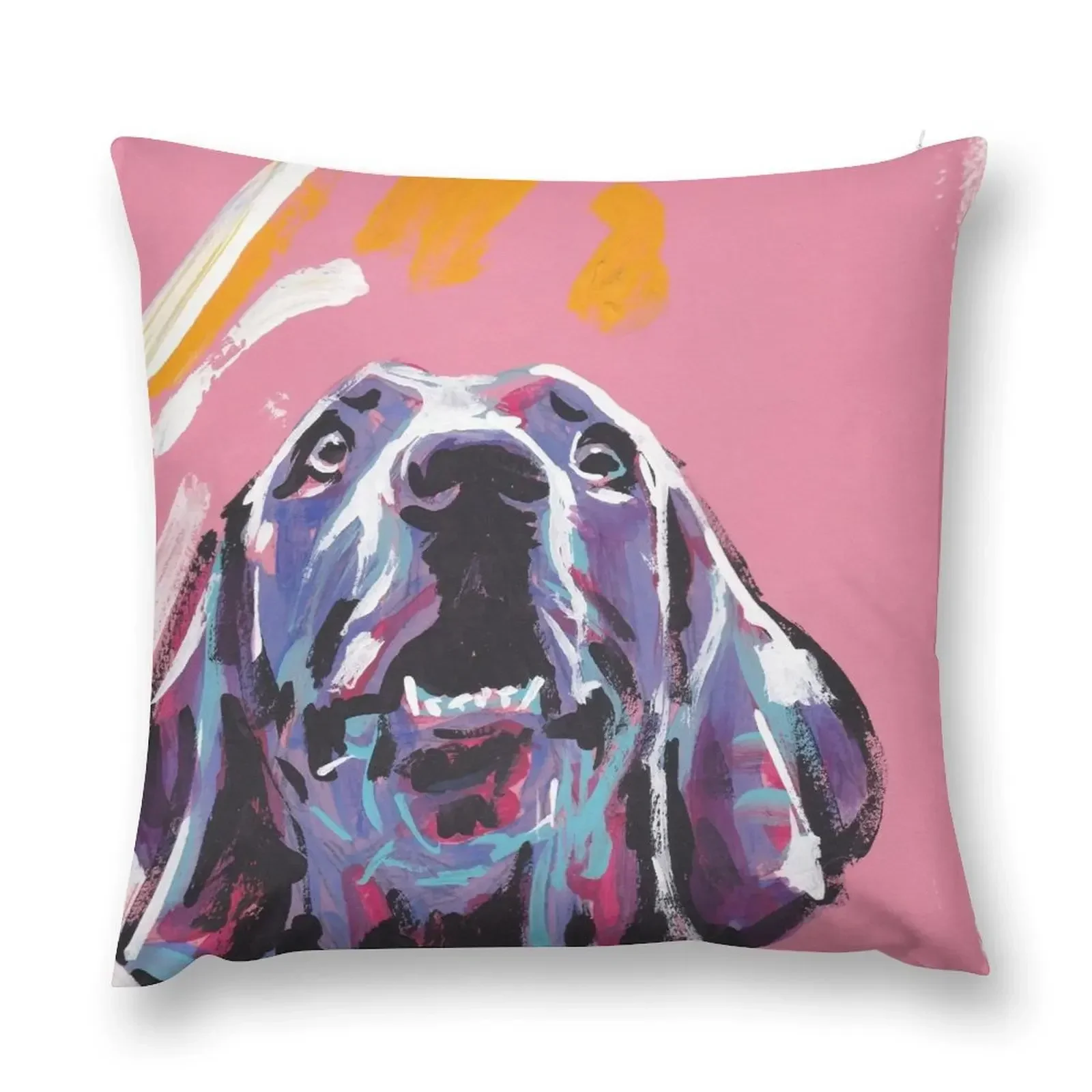 Weimaraner Dog Bright colorful pop dog art Throw Pillow Cushion Cover For Sofa Christmas Pillows Christmas Pillow Cases pillow