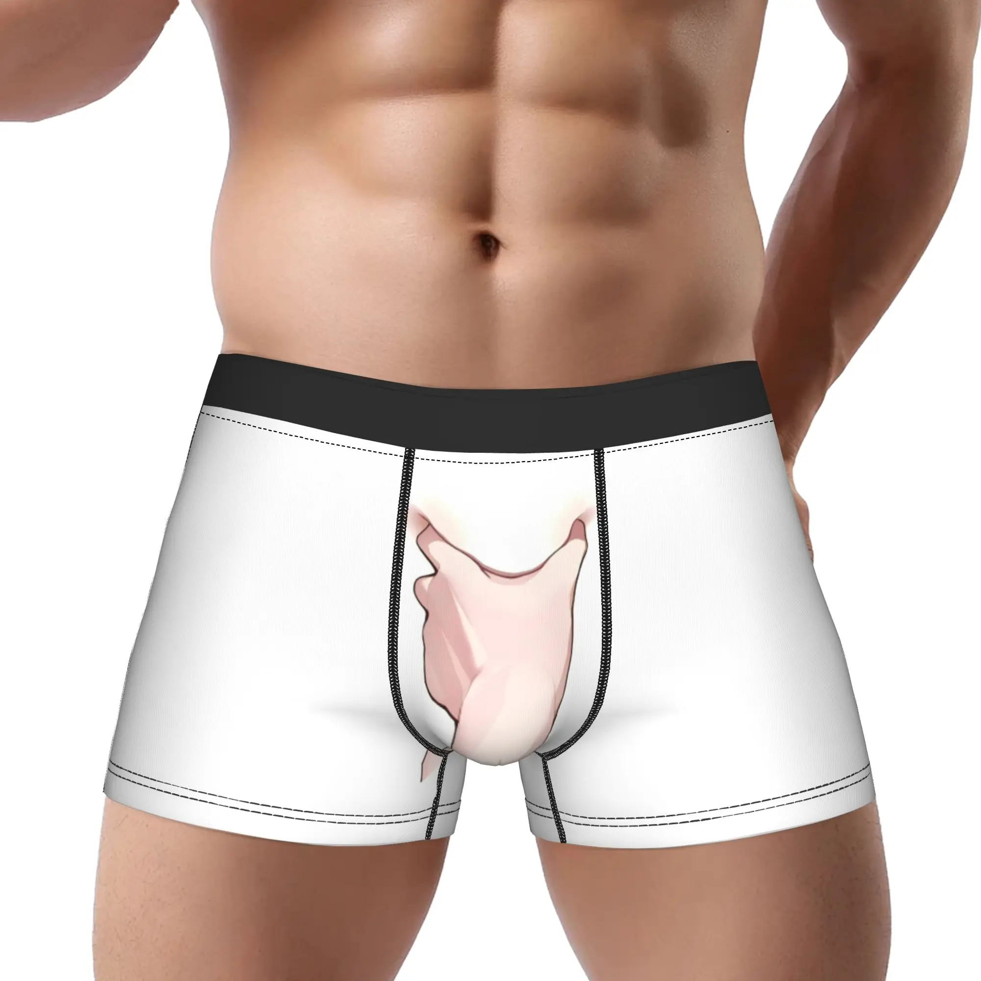 

Reaching Out Funny Funny Underpants Homme Panties Man Underwear Print Shorts Boxer Briefs
