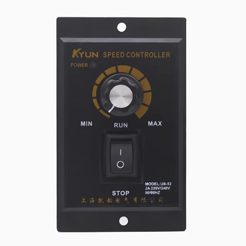 US-52 single-phase AC 220V motor speed controller switch motor speed controller adjustable variable speed