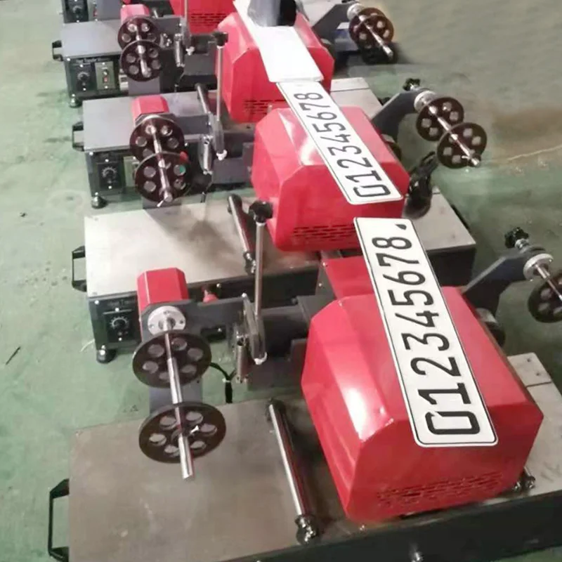 Factory Price Car License Number Plates Making Hologram Reflective Stick Pressed Car License Plate Embossed Hot Stamping Machine