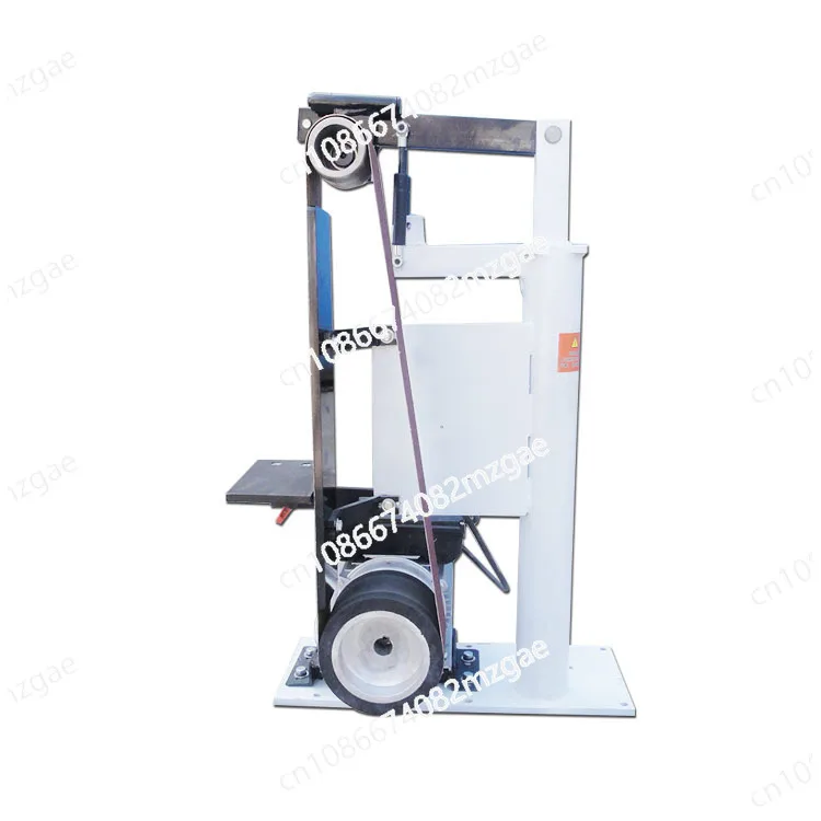 

Small Industrial Desktop Belt Sander for Brushed Polishing and Mirror Finish, Metal Surface Abrasive Machine