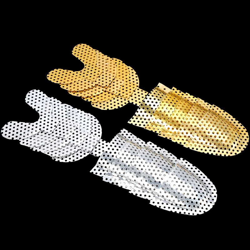 10pcs Dental Reinforcement Mesh Metal Palatal Reinforcement Mesh for Upper and Lower Palatal Denture Materials Tool