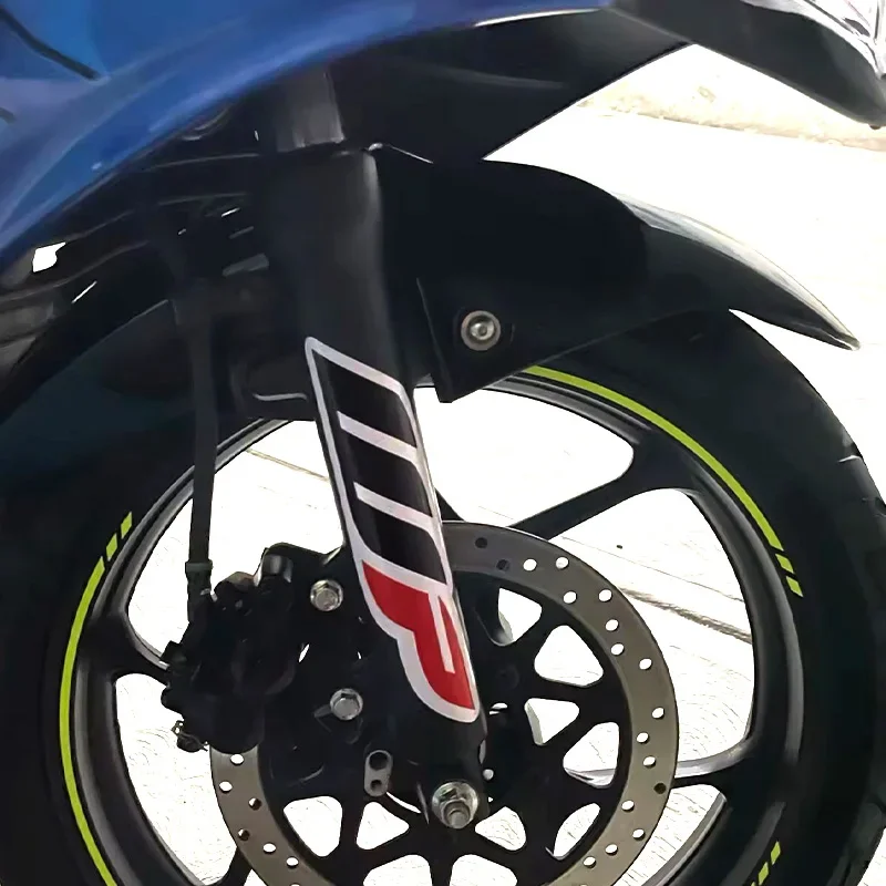 2 Stück Showa WP Wasserdichte Aufkleber, Motorrad-Gabelfederung-Aufkleber für BMW Honda KTM Yamaha Kawasaki Dekoration – Detail 2