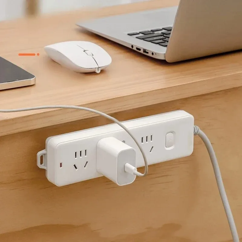 Wall-Mounted Holder Storage Hook Punch-free Plug Racks Extension Sockets Fixer Cable Wire Organizer Seamless Power Strip Holder image 5