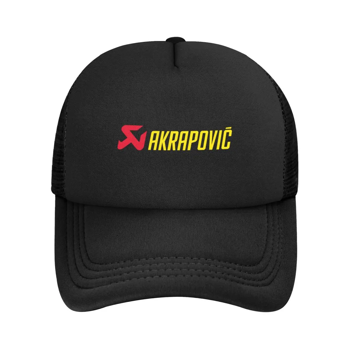 Akrapovics Logo Aks Motorcycle Exhaust Mesh Baseball Caps Snapback Baseball Hats Casual Casquette Outdoor For Men's And Women's