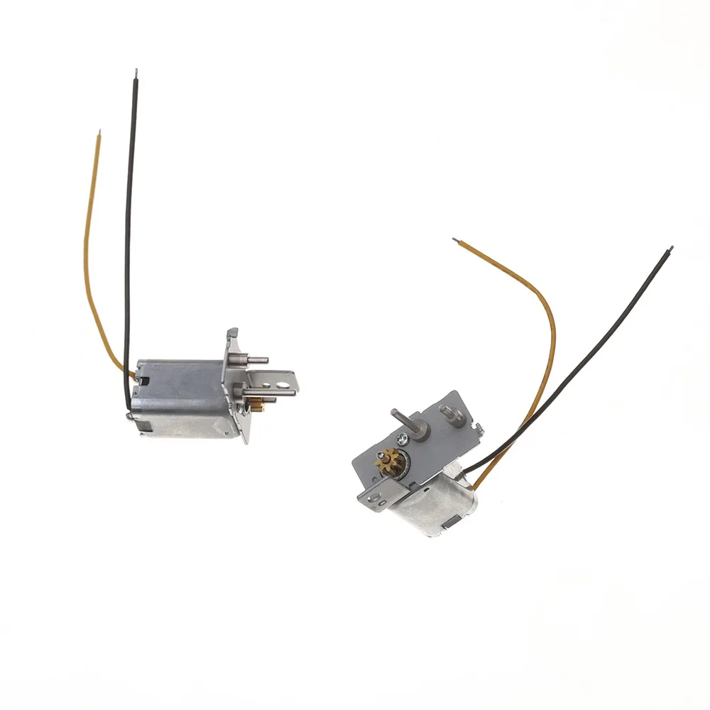 1PCS Square 8MM Mini Precision Motor DC5-6V 25000 RPM Six-pole Rotor Metal Brush Rare Earth Strong Magnet Motor with Cable