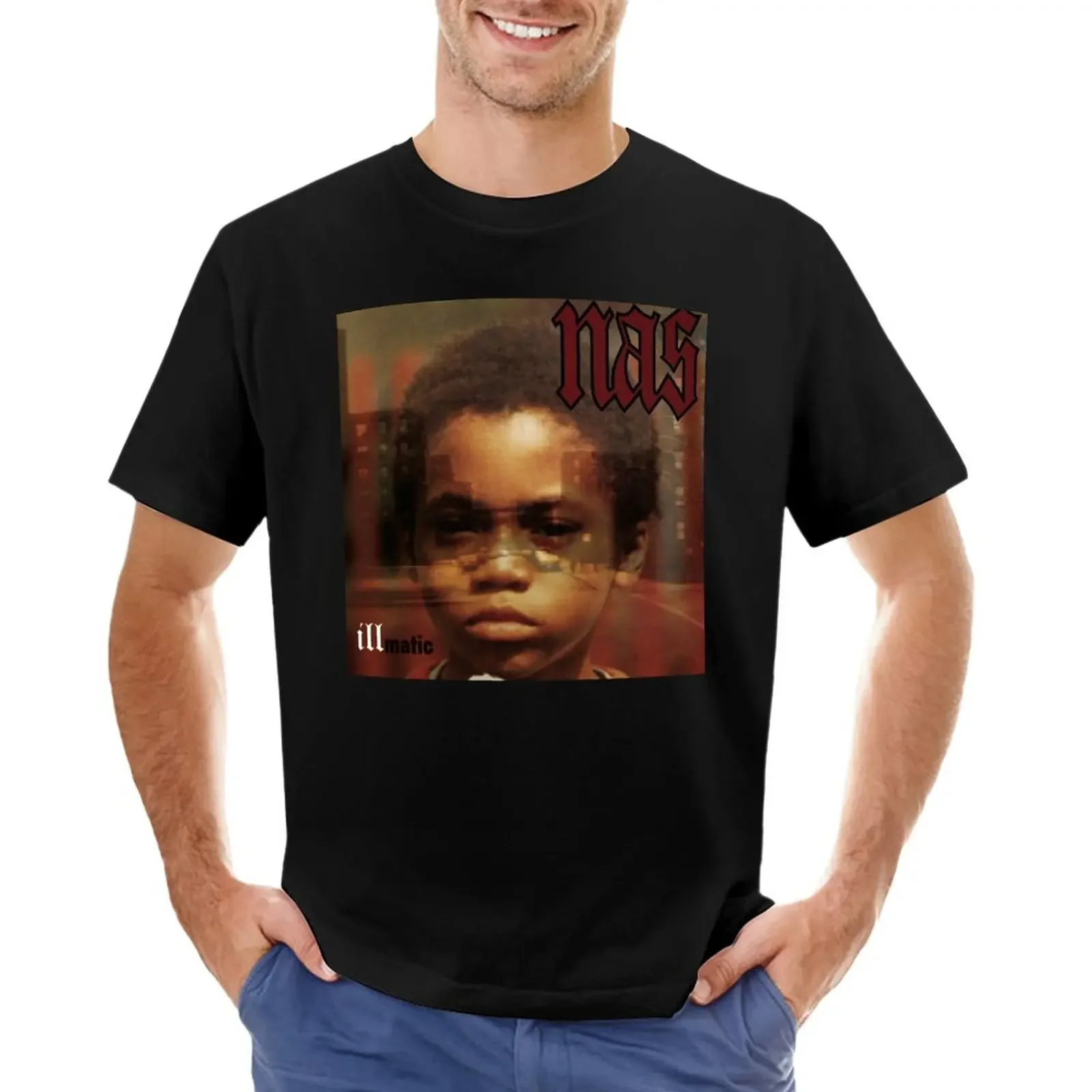 

Nas-Illmatic, эстетическая одежда, быстросохнущие Забавные футболки для мужчин