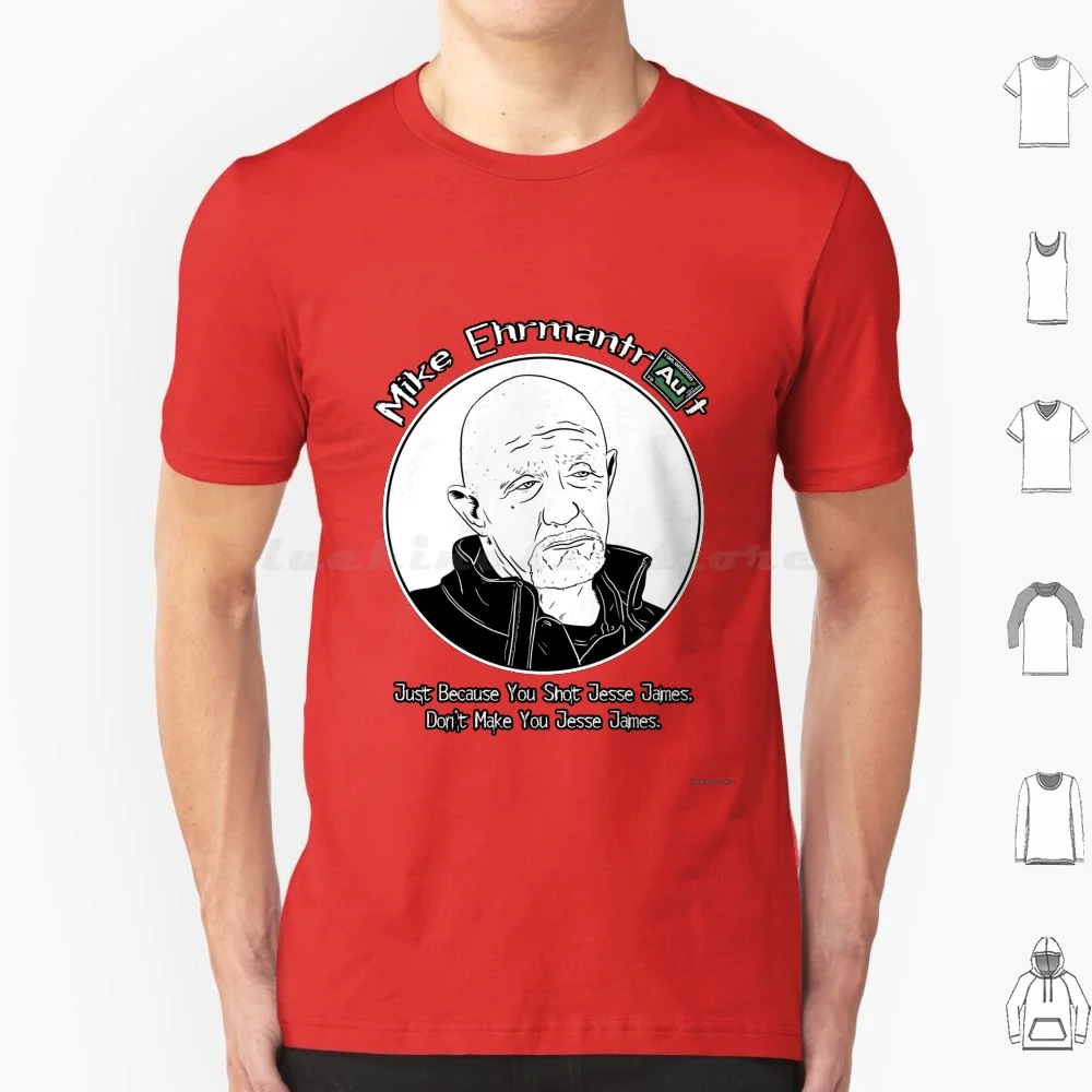 Mike Ehrmantraut-T Shirt Big Size 100% Cotton Mike Ehrmantraut Michael Ehrmantraut Jonathan Banks Tv Show Black And White