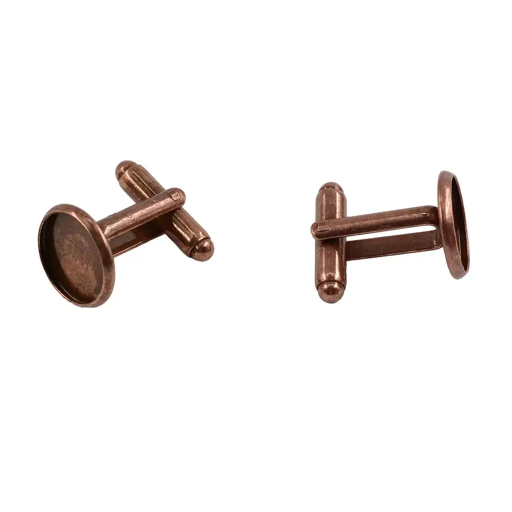 Cuff Links Brass Blank Settings Cufflink Findings Jewelry Making for Formal Wedding Occasion Use