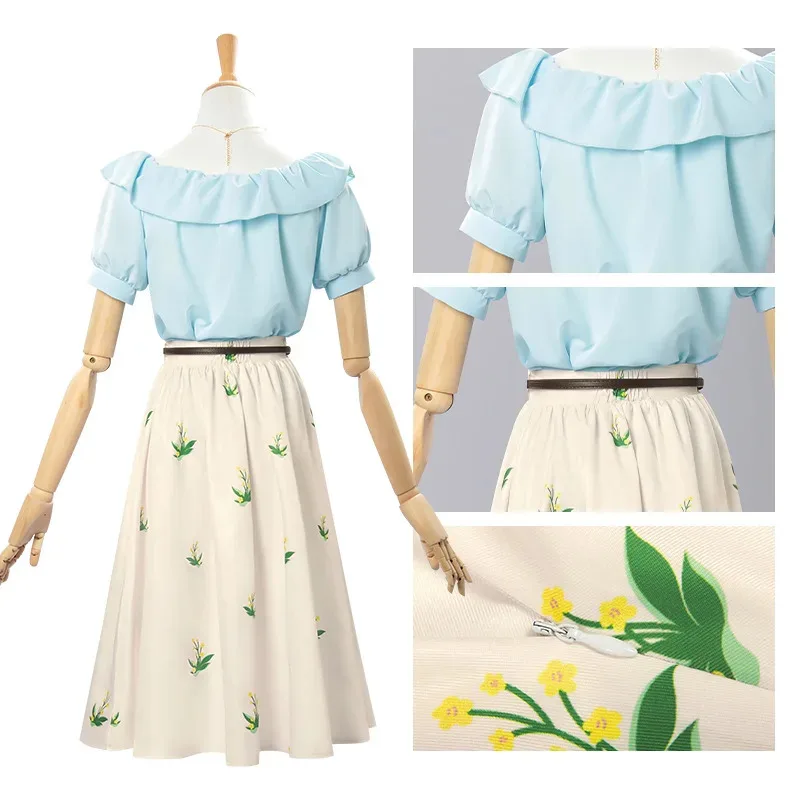 أزياء أنون شيهايا التأثيرية أنيمي سيو ناجاساكي لعب الأدوار أزياء حفلات الهالوين كرنفال للنساء mj:3