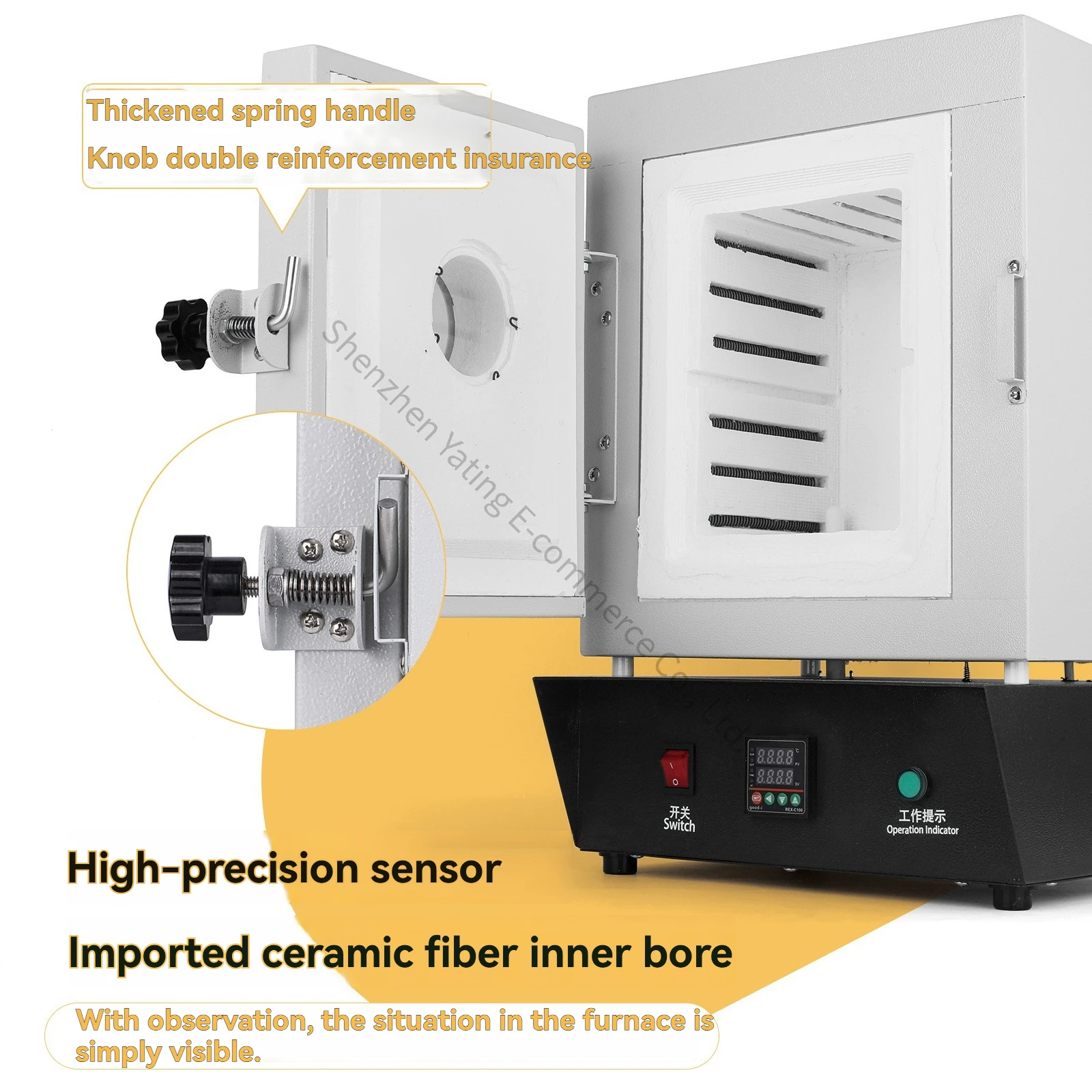 220v 110v 1150 ℃ Gypsum Mold Oven Jewelry Making Metal Dental Casting Wax Jewelry Tempering Kiln, Melting Furnace