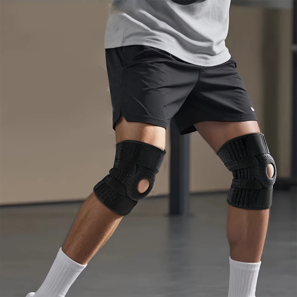 Adjustable Knee Brace with Eight-Spring Stabilizer – Breathable, Non-Slip, Unisex, Suitable for Daily Use