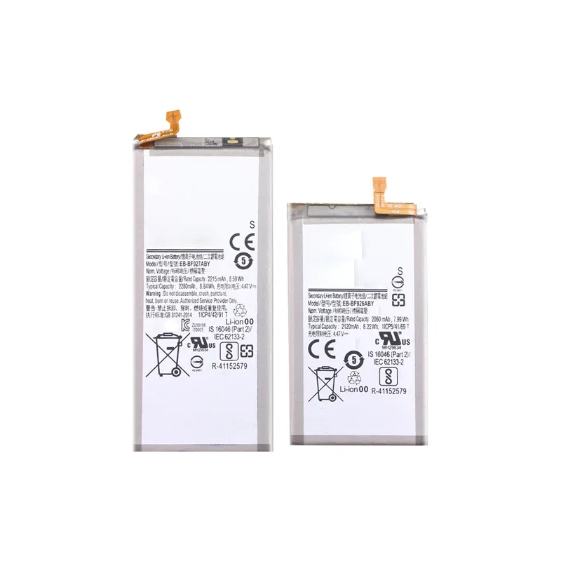 

Mobile Phone Battery 2290mAh EB-BF927ABY+EB-BF926ABY Reliable Power For Samsung Galaxy Z Fold 3 Fold3 5G Durable