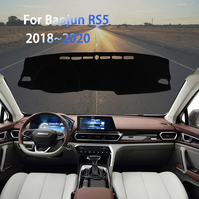 

Dashboard Cover Dash Mat Pad Light-proof Mat for Baojun RS5 2018~2020 Visor Parasol Car Stickers Interior Mouldings Accessories