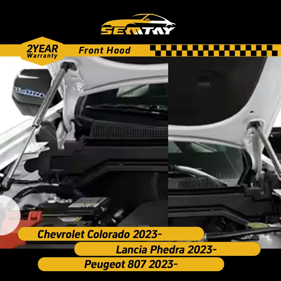 

Стойки капота SEMTAY, совместимые с Chevrolet Colorado/Lancia Phedra/Peugeot 807 2023-Bonnet Lift Support Spri Shocks Damper