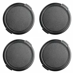 Universal Front Cap Camera Lens Cap Side Pinch Dustproof Cover Lens Cover Hemp Face Lens Cap 72mm 55mm 62mm