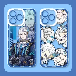 Genshin Impact Clear Phone Case For Samsung Galaxy A54 A34 A24 A14 A13 A53 A33 A73 A23 A05 A05S A72 A52 A52S A32 A22 A12 A51 A71
