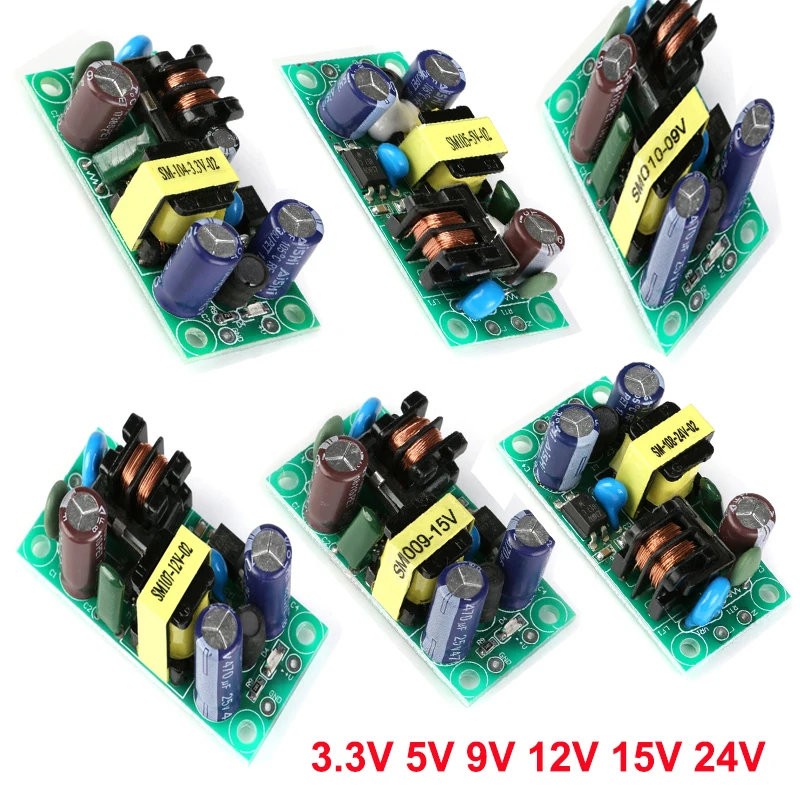 AC-DC SM-PLG06A Switch Step Down Module Switching Power Supply Board AC 110V 220v To DC 3.3V 5V 9V 12V 15V 24V