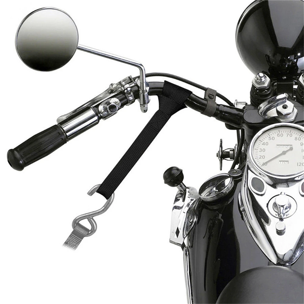 

4Pcs 32x2.5x0.1cm Motorcycle Tie Downs Luggage Bandage Soft For Car Motorbike Loops Straps motorcycle strap