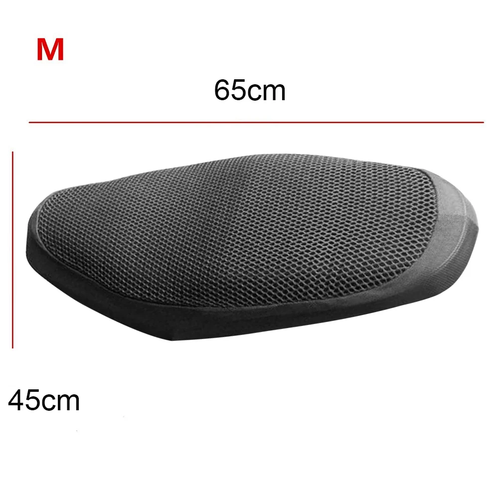 Funda de asiento de malla 3D transpirable para motocicleta, cubierta de cojín para bicicleta eléctrica, Scooter de verano