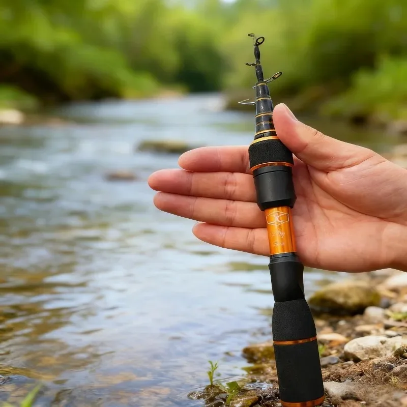 

Ультра короткий портативный микрообъект, мини-микрообъектив, телескопический многосекционный UL, быстрая регулируемая столб Makou Luya на открытом воздухе