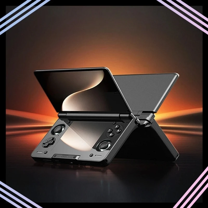6inch 1080P 120Hz AMOLED Screen 6000mAh Portable Android  Thor Game Console Handheld Console Dual Screen Flip Game Machine - view 3