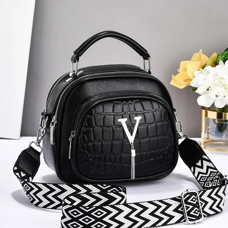 

Женская сумка через плечо, модная универсальная квадратная сумка из мягкой искусственной кожи, большая вместительная сумка на плечо, простая элегантная женская сумка