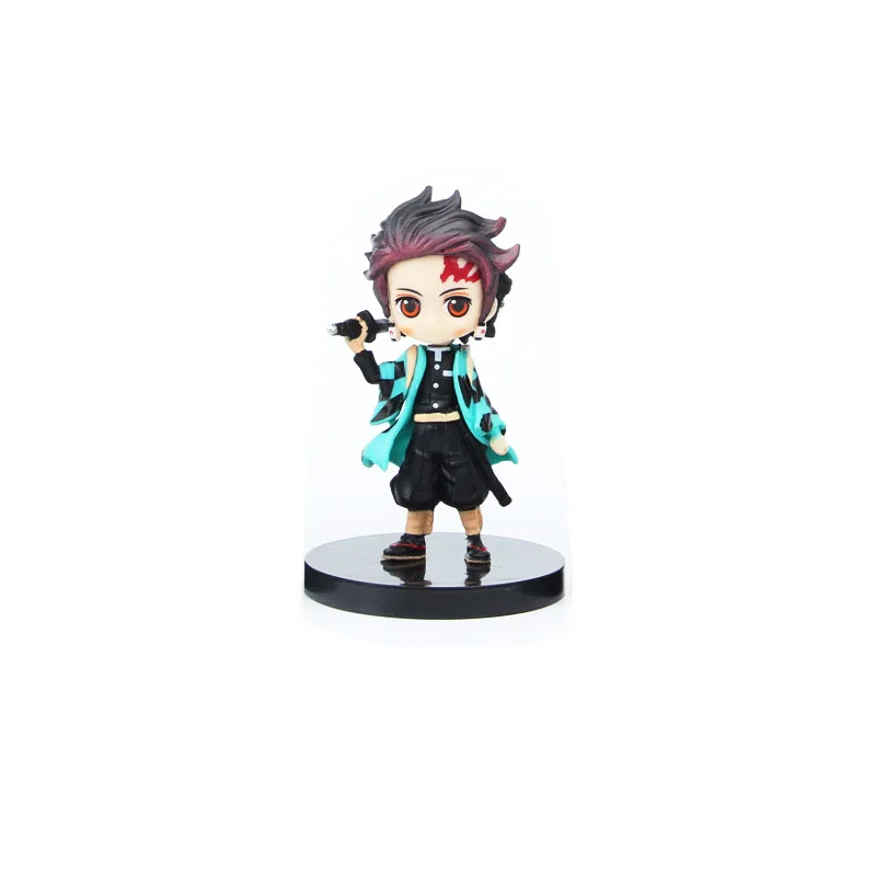 Anime Demon Slayer Figure Kimetsu No Yaiba Toy Figure Q Posket Kamado Tanjirou Kamado Nezuko PVC Model Toys view 5