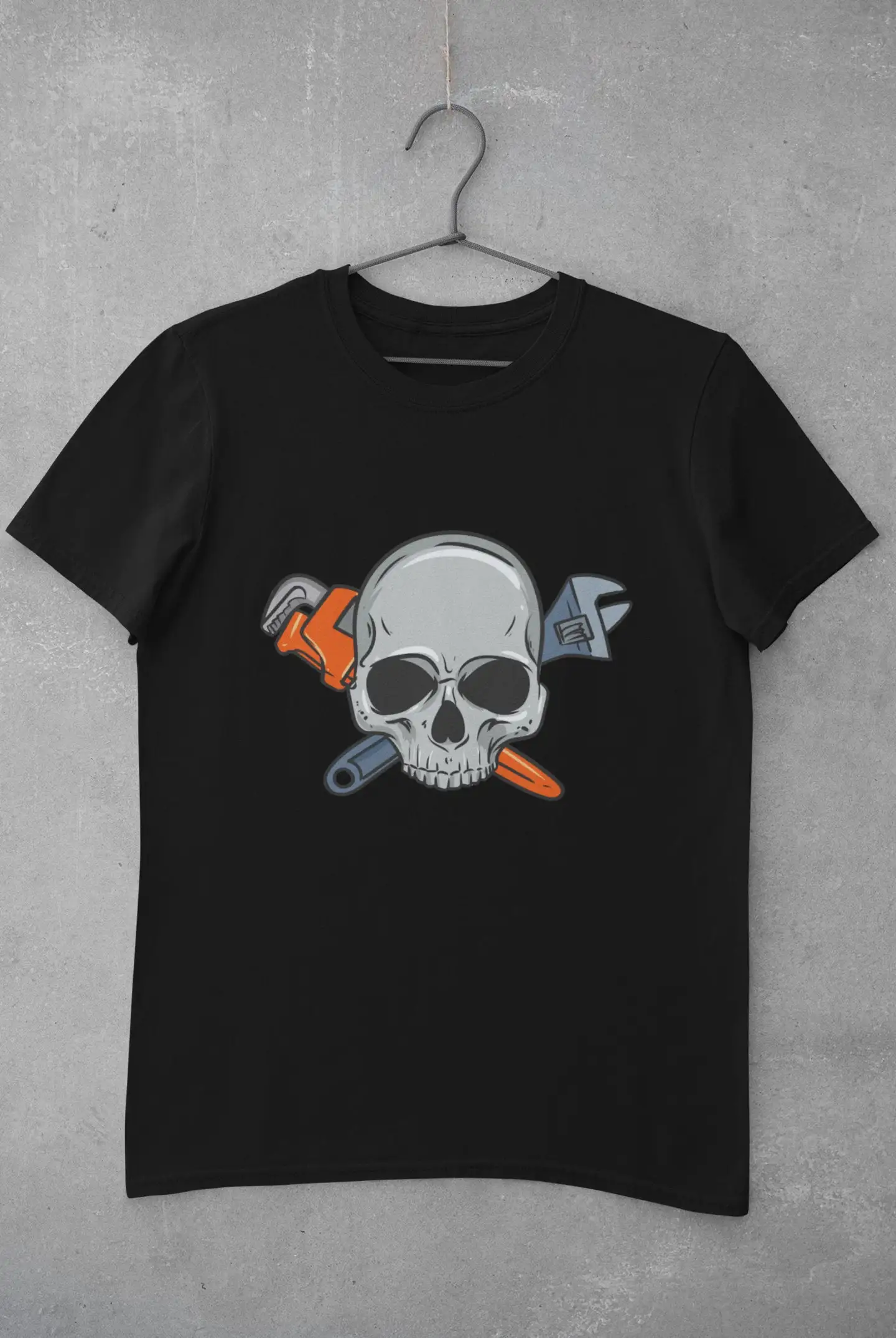 Plumber T Shirt Dad Pipefitter Skull Crossbones