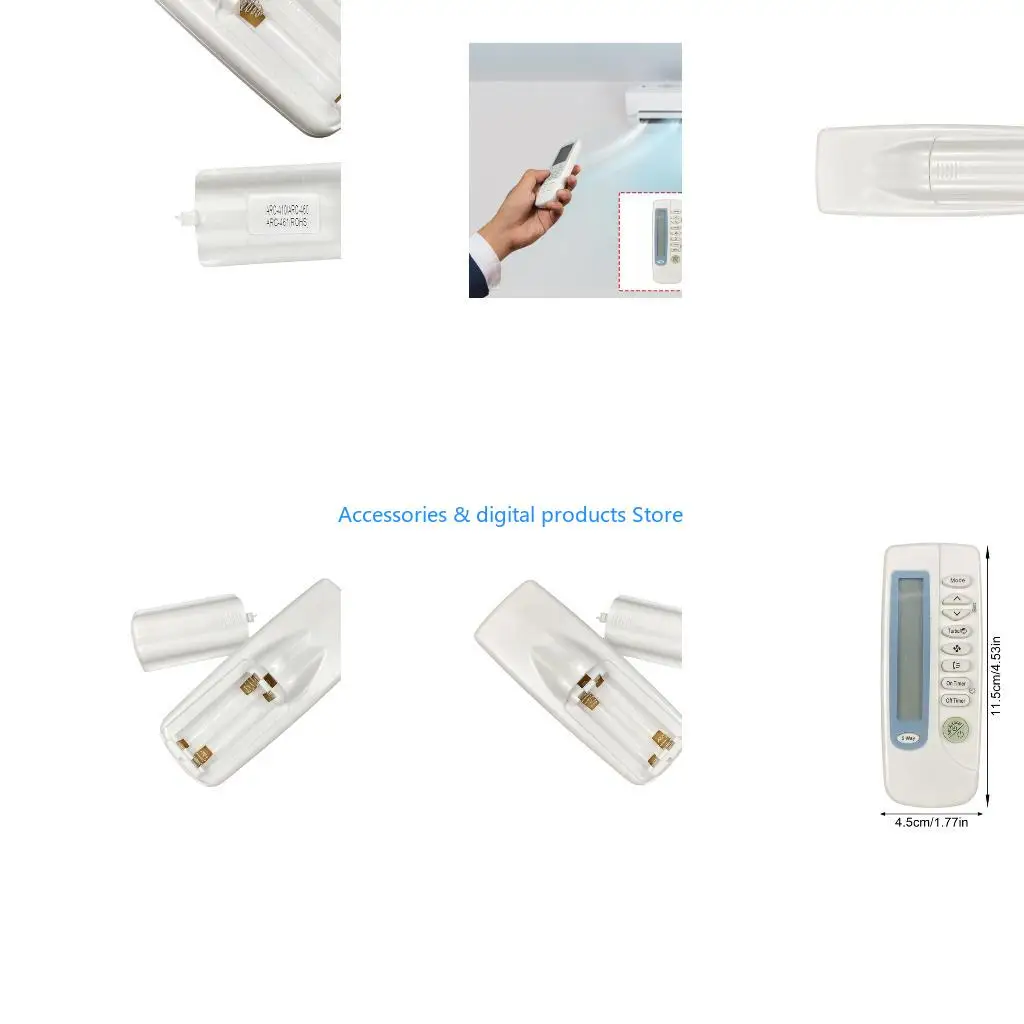 77JD Universal Remote Control ABS Texture Suitable for Various Consumer Electronics