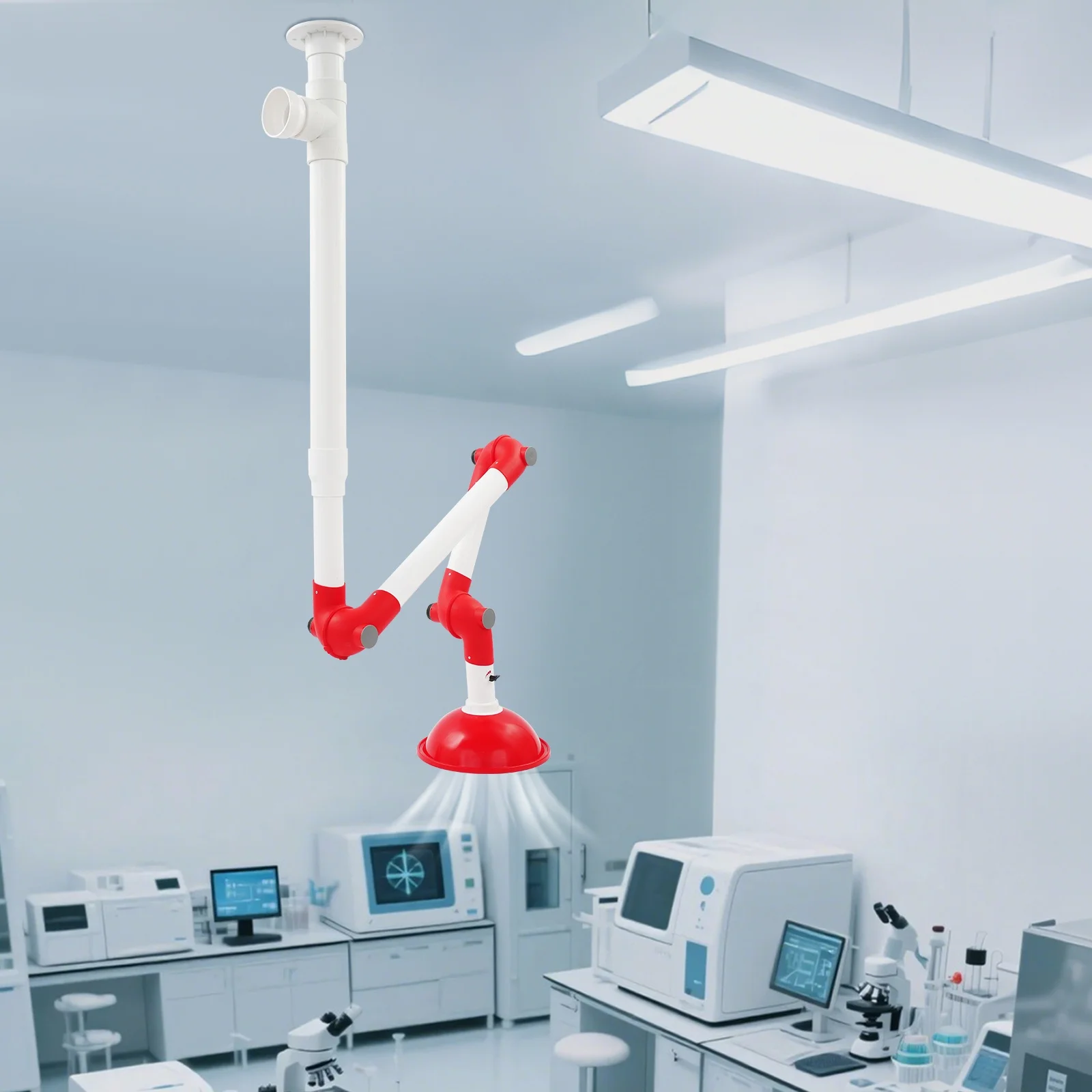 Hotte d'extraction de laboratoire, Hotte à fumée de laboratoire, Hotte d'extraction, Hotte à fumée