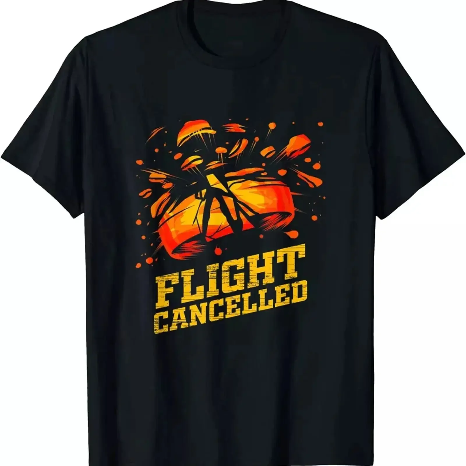 Skeet Shooting Flight Canceled Trap Clay Pigeon T Shirt S to 5XL vintage Washed streetwear Stretched Unisex Casual fashion